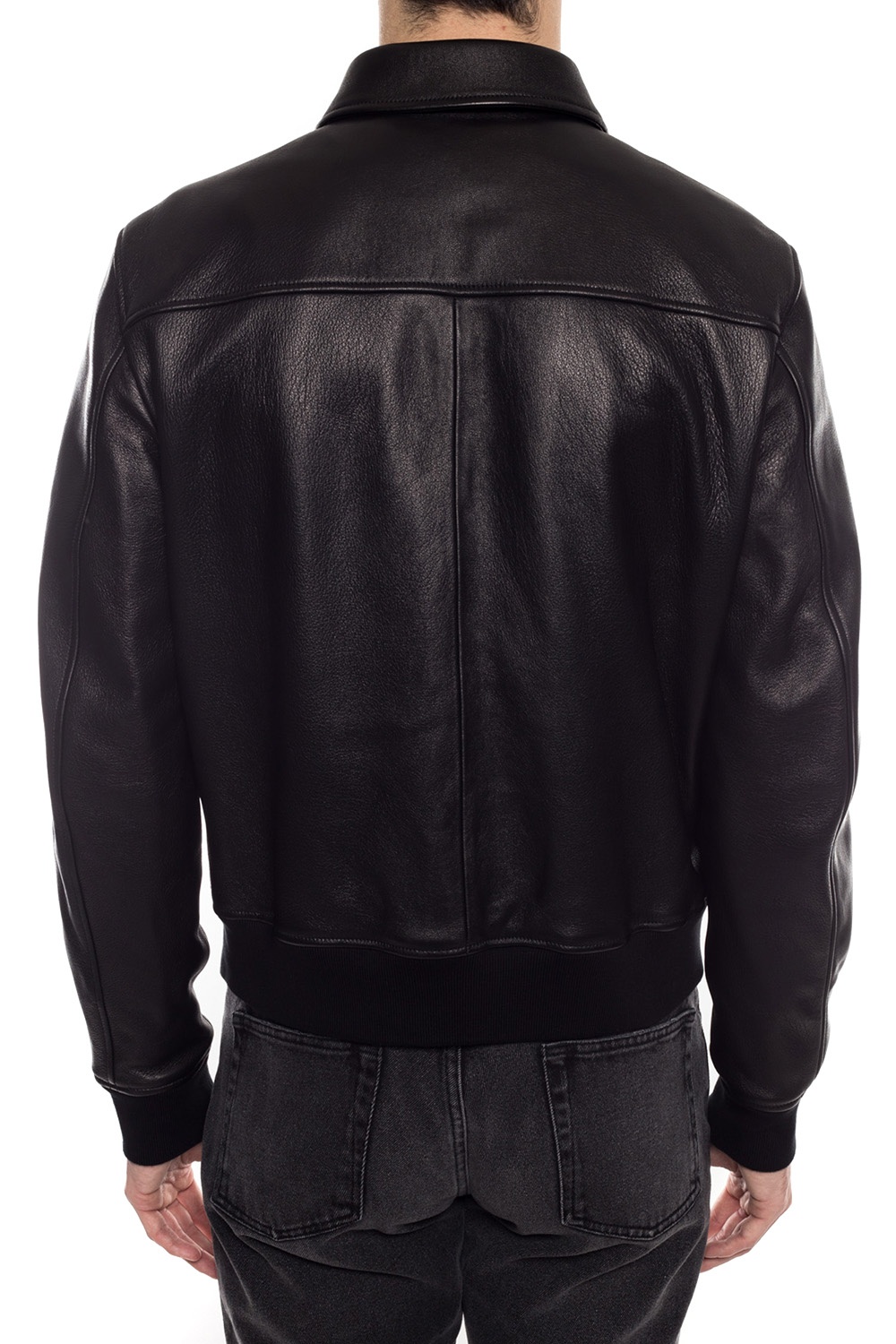 Bally Collared leather jacket Men's Clothing Vitkac